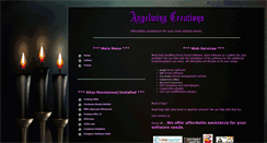 Desktop Screenshot of angelwingcreations.thefantasiesattic.net